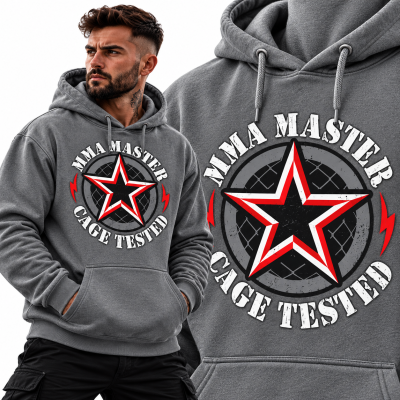 BLUZA Z KAPTUREM SPORTY WALKI  MMA MASTER